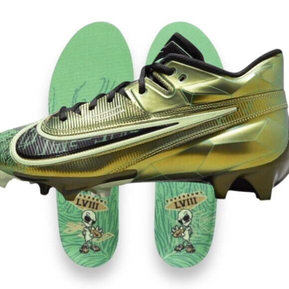 Nike Vapor Edge Elite 360 2 NRG Super Bowl Gold Mens Football Cleats(NEW)
